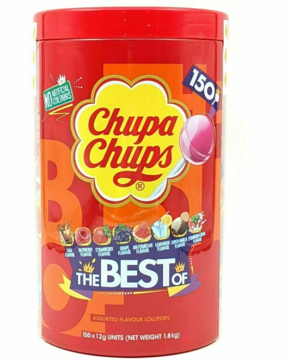 CHUPA CHUPS BEST OF JAR 6X100X12G(C020)