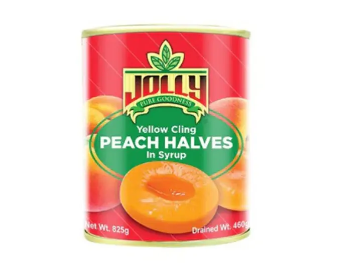 Jolly Peach Halves in Syrup 825gX24