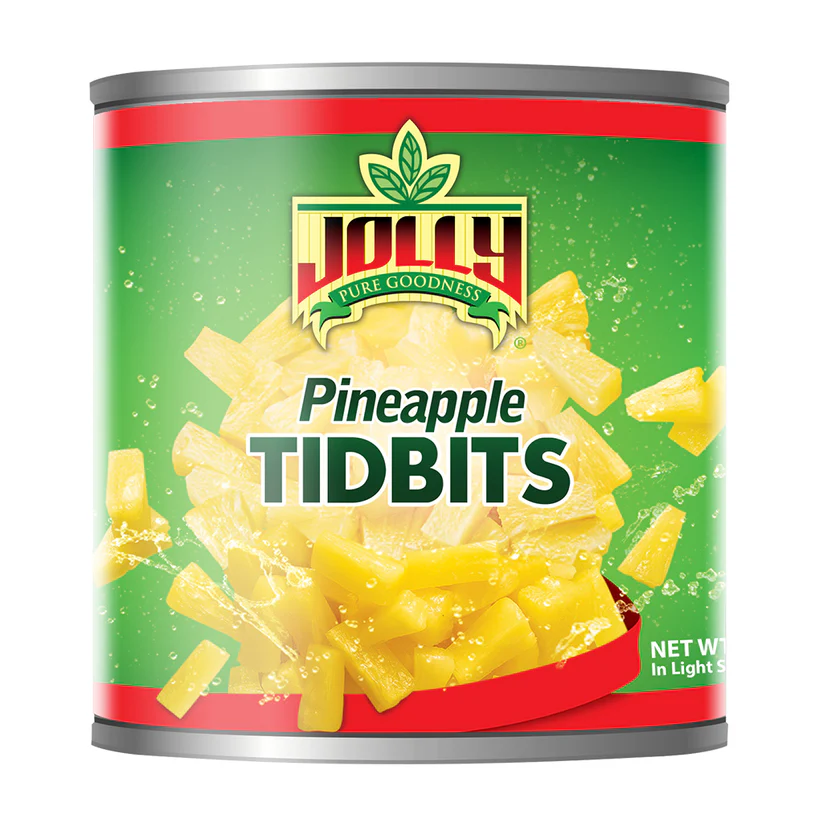 JOLLY PINEAPPLE TIDBITS 850g X 24
