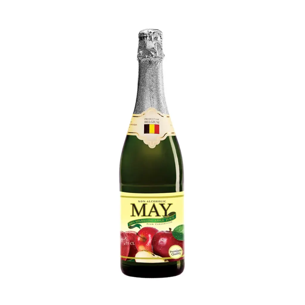 May 100% Sparkling Apple Juice 750mlx12