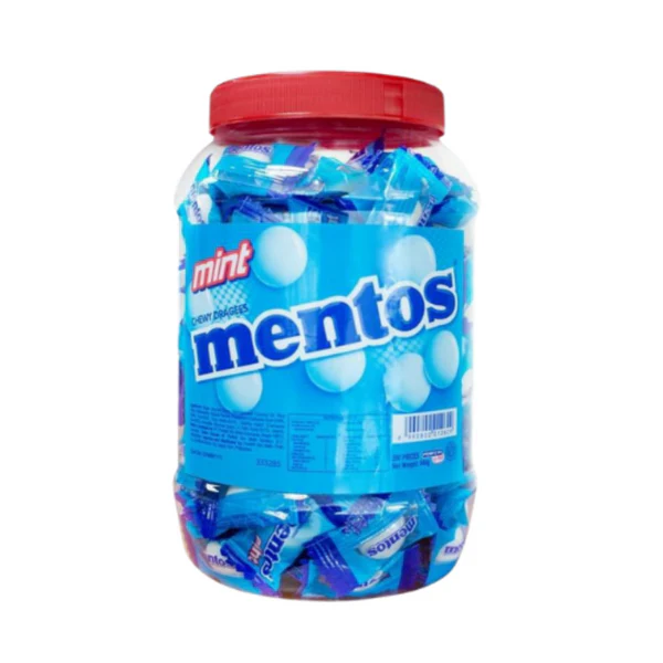 MENTOS MINT ROUND JAR 6X200uX2.7G(M061)