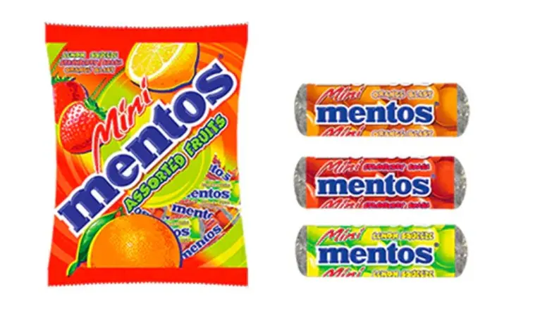 [MENTOS] MTS MINI ROLL ASSRTD FRUIT (OSL) 24X20X10G(M100)