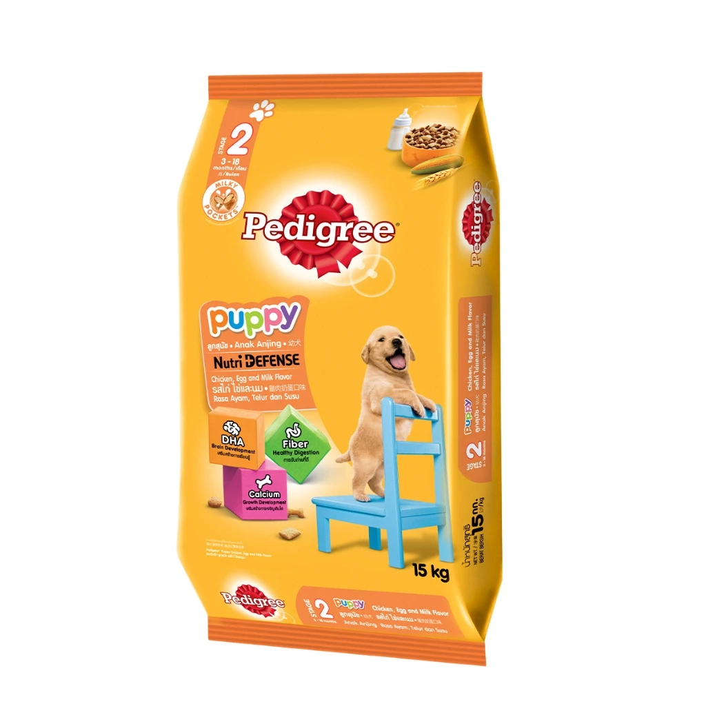 PD DRY PUP CKN & EGG 15KG