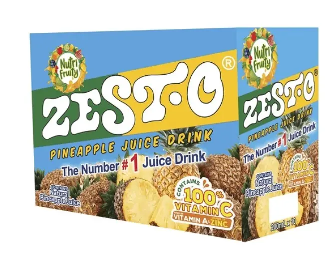 [ZESTO] ZESTO PINEAPPLE 200mlx10's