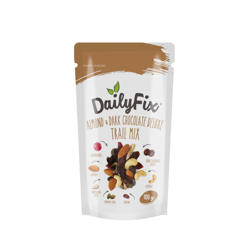 Dailyfix Almond and Dark Chocolate 100gx10