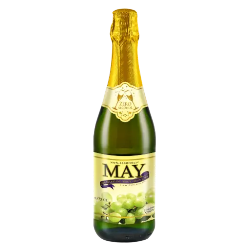 [FA] May 100% Sparkling White Grape Juice 750ml X 12
